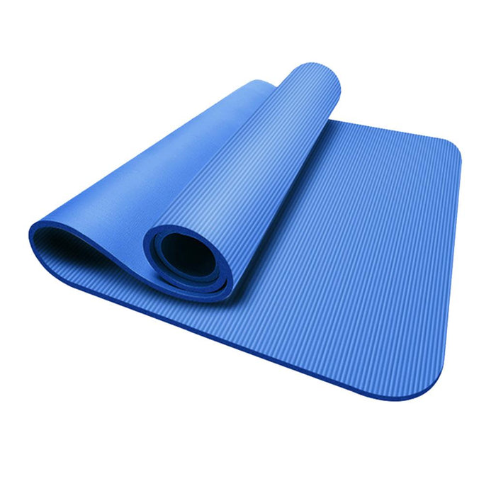 Crofta Yoga Pilates Mat Fitness Exercise Dance Women Men Home Cushion Pad Blue