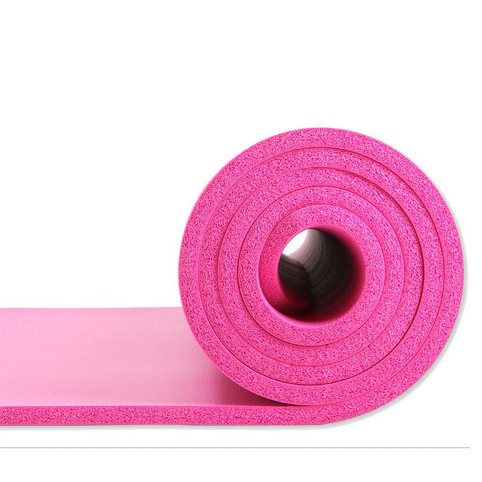 Crofta Yoga Pilates Mat Fitness Exercise Dance Women Men Home Cushion Pad Pink