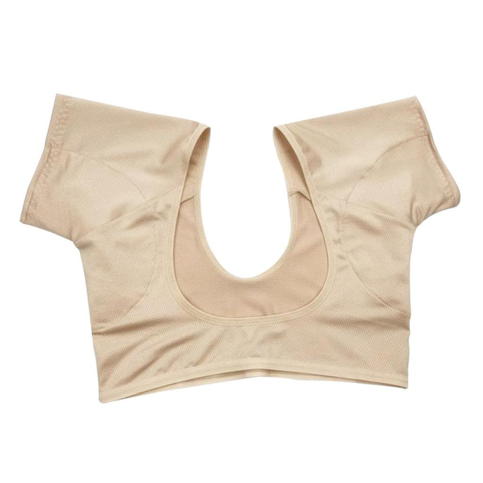 Crofta Women Underarm Armpit Vest Top Sweat Pad Sweat Absorbing Shirt M Normal Skin