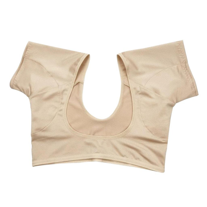 Crofta Women Underarm Armpit Vest Top Sweat Pad Sweat Absorbing Shirt M Normal Skin