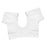 Crofta Women Underarm Armpit Vest Top Sweat Pad Sweat Absorbing Shirt M White