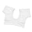 Crofta Women Underarm Armpit Vest Top Sweat Pad Sweat Absorbing Shirt M White