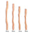 Crofta Wooden Gua Sha Scraping Massage Tools for Back Shoulder Neck Waist Leg 4 Pcs