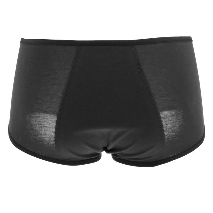 Crofta Women Leak Proof Menstrual Underwear Panties Seamless Briefs  M Black