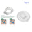 Crofta 3x Portable Silicone Magnetic Anti Snore Stop Stopper Clip Sleeping Aid 3pcs