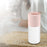 Crofta Portable Mini air humidifier  Double spray 400ml USB Rechargeable Pink