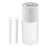 Crofta Portable Mini air humidifier  Double spray 400ml USB Rechargeable White