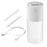 Crofta Portable Mini air humidifier  Double spray 400ml USB Wired White