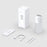 Crofta Portable Mini air humidifier  Double spray 400ml USB Wired White