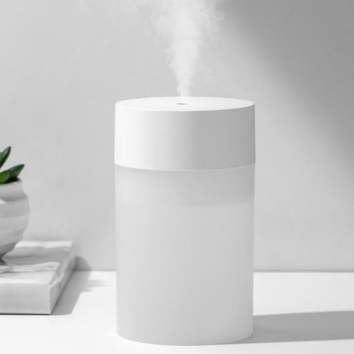 Crofta Portable Mini air humidifier  Single spray 260ml USB Wired White