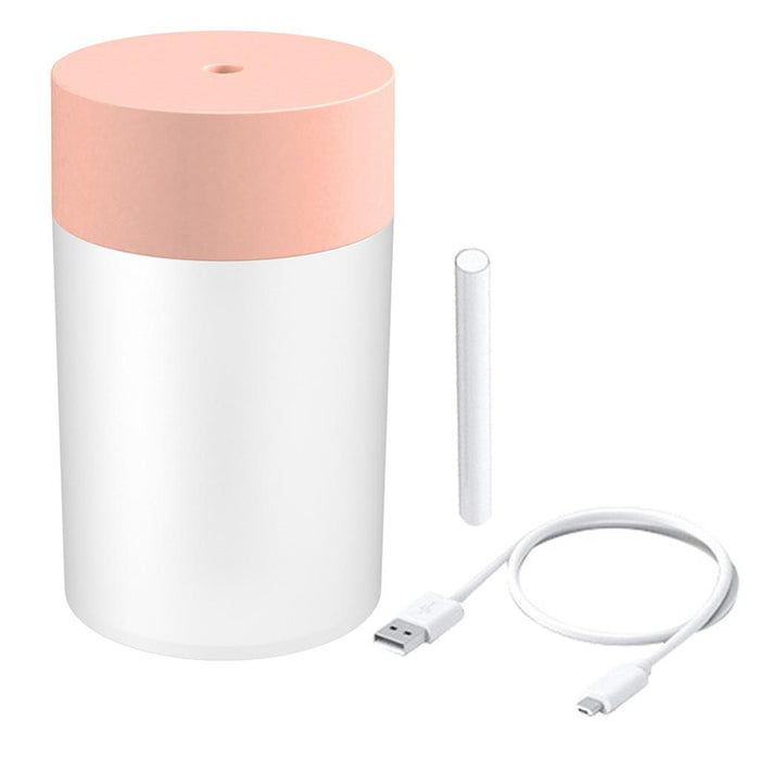 Crofta Portable Mini air humidifier  Single spray 260ml USB Wired Pink