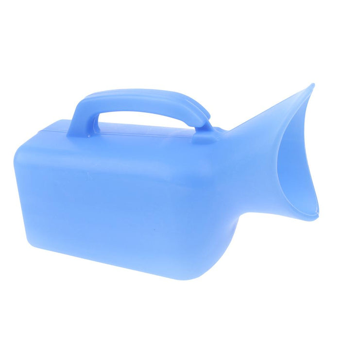 Crofta Handheld Portable Mobile Urinal Toilet Bottle  Women use blue 1000ml