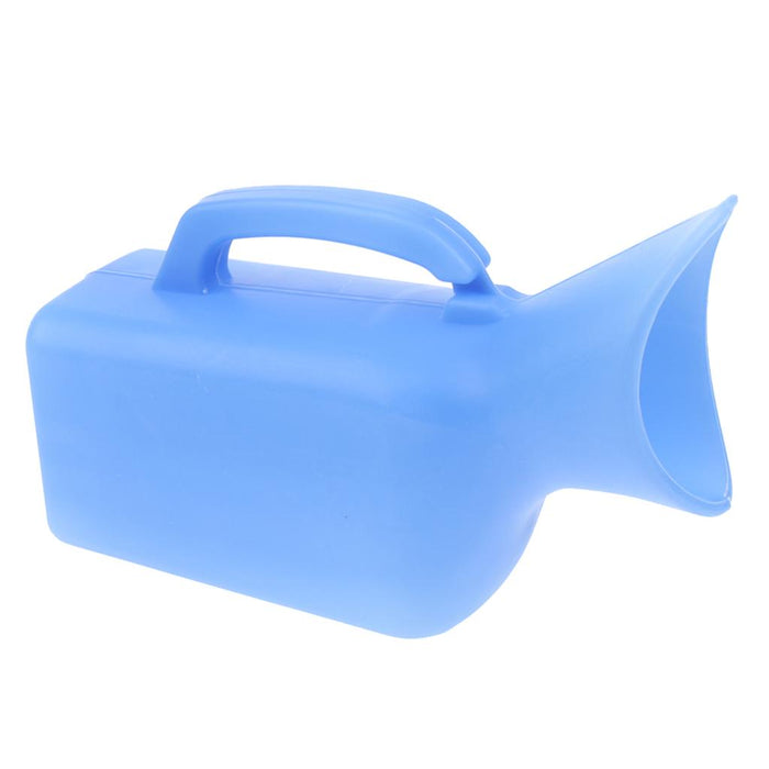 Crofta Handheld Portable Mobile Urinal Toilet Bottle  Women use blue 1000ml