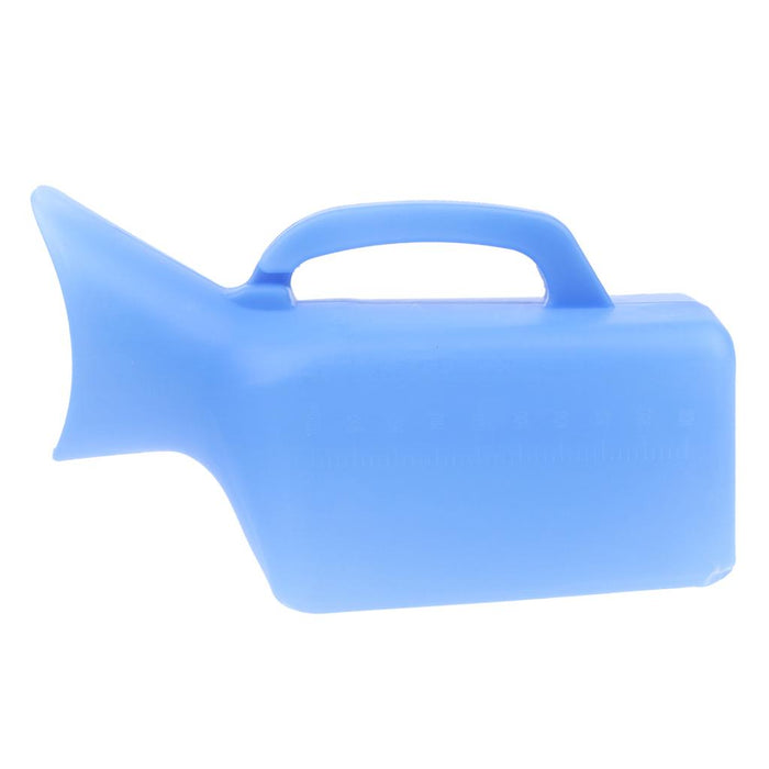 Crofta Handheld Portable Mobile Urinal Toilet Bottle  Women use blue 1000ml