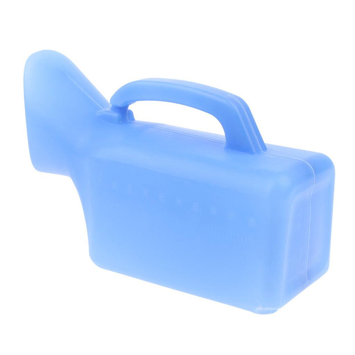 Crofta Handheld Portable Mobile Urinal Toilet Bottle  Women use blue 1000ml