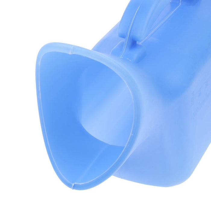 Crofta Handheld Portable Mobile Urinal Toilet Bottle  Women use blue 1000ml