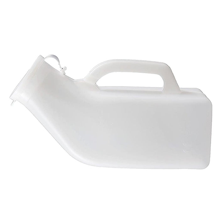 Crofta Handheld Portable Mobile Urinal Toilet Bottle  Men use white 2000ml with lid