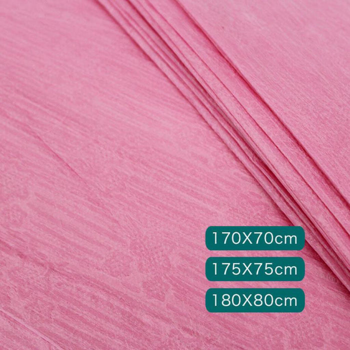 Crofta 100x Bed Sheets Covers for Spa Tattoo Body Treatments Pink 180x80cm Style B