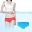 Crofta Women Bikini Swim Trunks Silicone Underwear Summer Bottom Beach Pants Blue