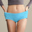 Crofta Women Bikini Swim Trunks Silicone Underwear Summer Bottom Beach Pants Blue