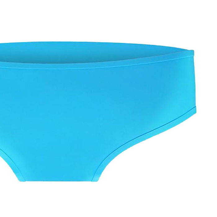 Crofta Women Bikini Swim Trunks Silicone Underwear Summer Bottom Beach Pants Blue