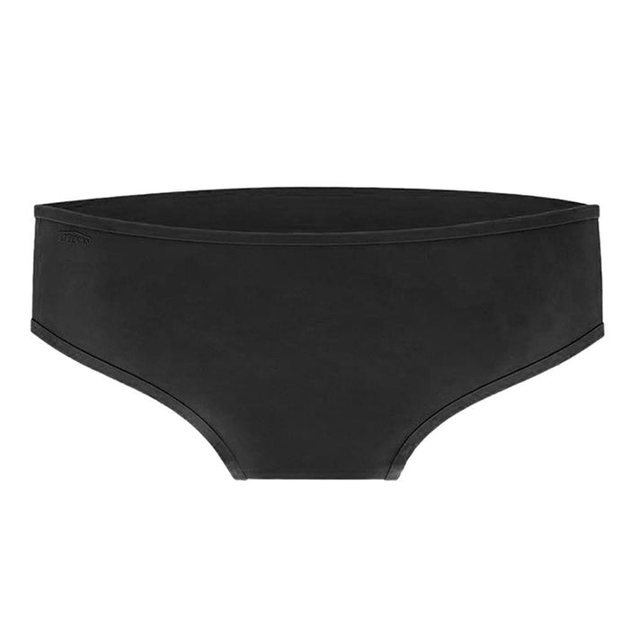 Crofta Women Bikini Swim Trunks Silicone Underwear Summer Bottom Beach Pants Black