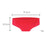 Crofta Women Bikini Swim Trunks Silicone Underwear Summer Bottom Beach Pants Red