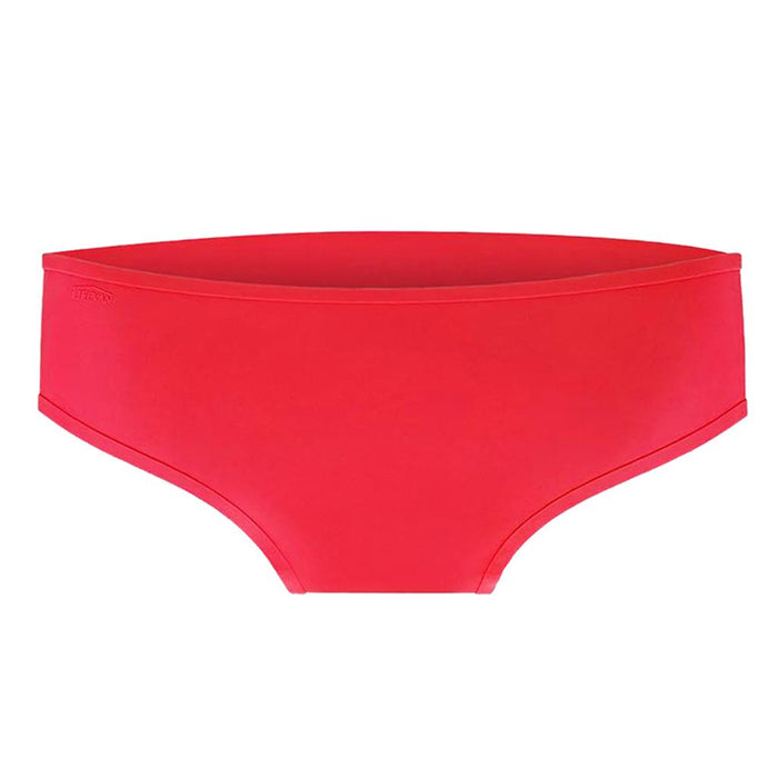 Crofta Women Bikini Swim Trunks Silicone Underwear Summer Bottom Beach Pants Red