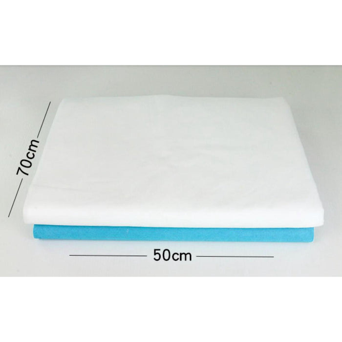 Crofta 100x 15.7"x27.6" Disposable Bed Sheets Non-woven for Massage SPA Table White