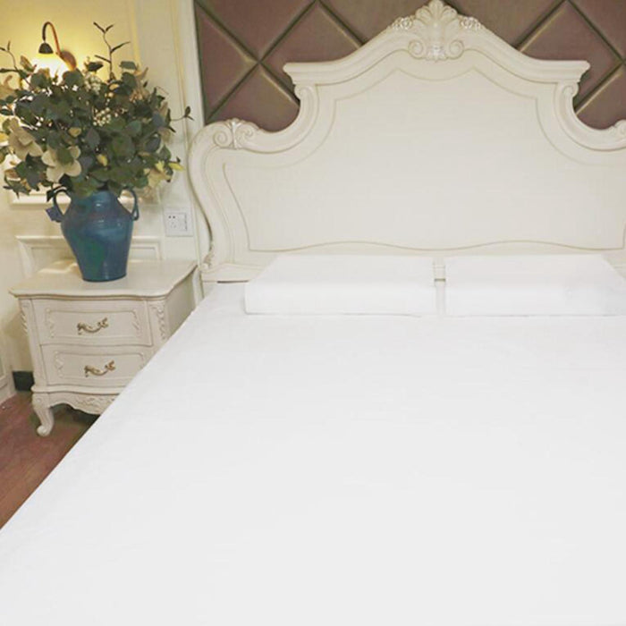 Crofta 100x 15.7"x27.6" Disposable Bed Sheets Non-woven for Massage SPA Table White