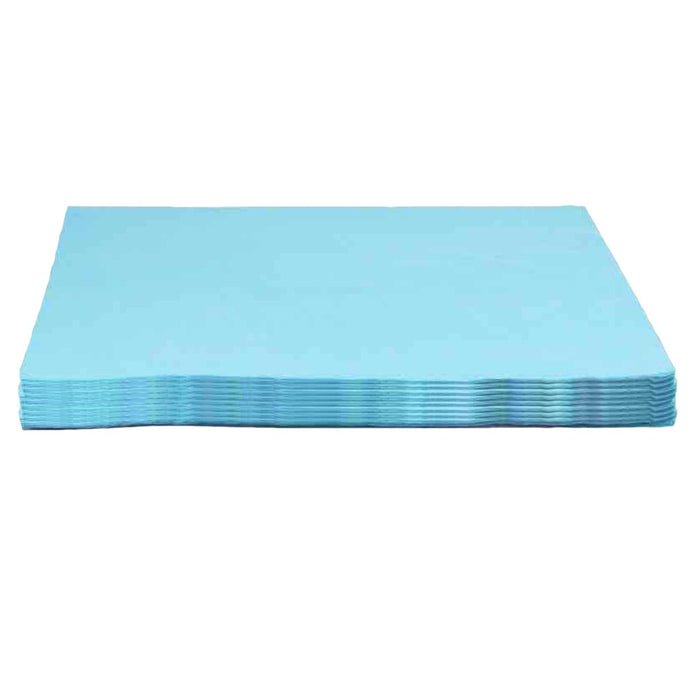 Crofta 100x 15.7"x27.6" Disposable Bed Sheets Non-woven for Massage SPA Table Blue