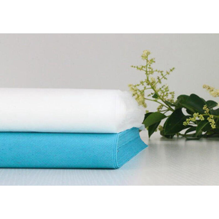 Crofta 100x 15.7"x27.6" Disposable Bed Sheets Non-woven for Massage SPA Table Blue