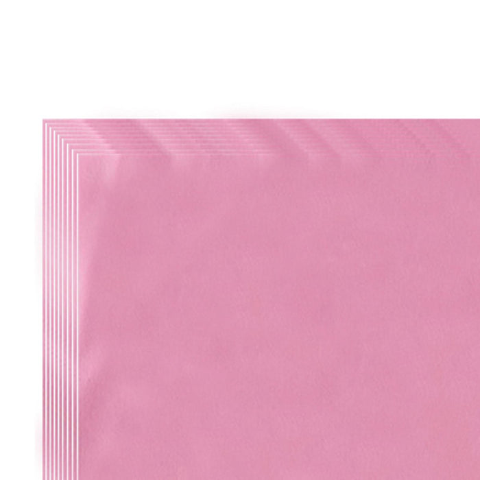 Crofta 100x 15.7"x27.6" Disposable Bed Sheets Non-woven for Massage SPA Table Pink