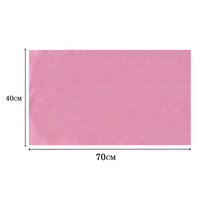 Crofta 100x 15.7"x27.6" Disposable Bed Sheets Non-woven for Massage SPA Table Pink