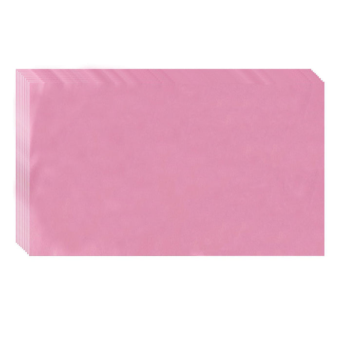 Crofta 100x 15.7"x27.6" Disposable Bed Sheets Non-woven for Massage SPA Table Pink