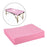 Crofta 10Piece Bed Sheets Perforated Massage Table Covers for Tattoo 80x180cm Pink