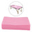 Crofta 10Piece Bed Sheets Perforated Massage Table Covers for Tattoo 80x180cm Pink