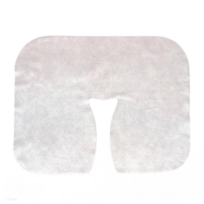 Crofta 100x Disposable Massage Table Face Rest Cushion Cover Headrest Cradle Sheet