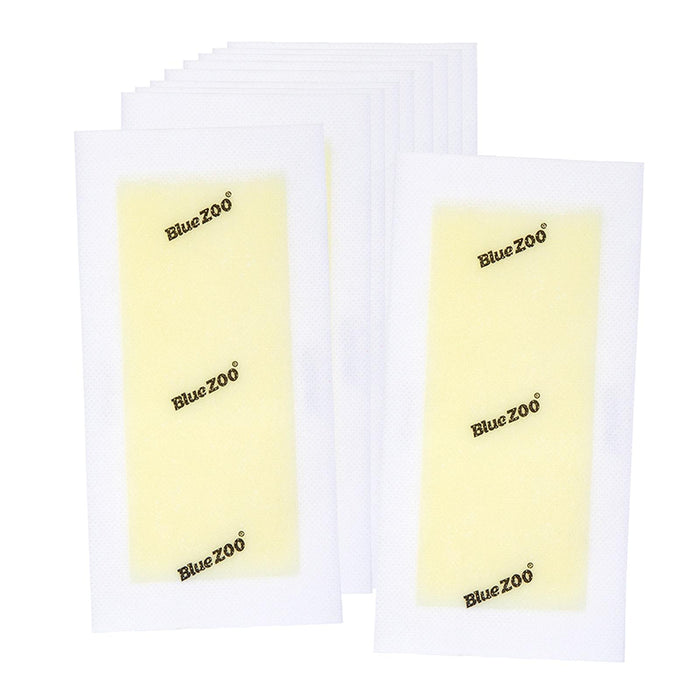 Crofta 10x Hair Removal Wax Strips for Upper Lip Chin Fingers Toes Facial Honey