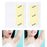 Crofta 10x Hair Removal Wax Strips for Upper Lip Chin Fingers Toes Facial Honey