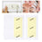 Crofta 10x Hair Removal Wax Strips for Upper Lip Chin Fingers Toes Facial Honey