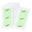 Crofta 10x Hair Removal Wax Strips for Upper Lip Chin Fingers Toes Facial Aloe