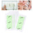 Crofta 10x Hair Removal Wax Strips for Upper Lip Chin Fingers Toes Facial Aloe