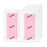 Crofta 10x Hair Removal Wax Strips for Upper Lip Chin Fingers Toes Facial Peach