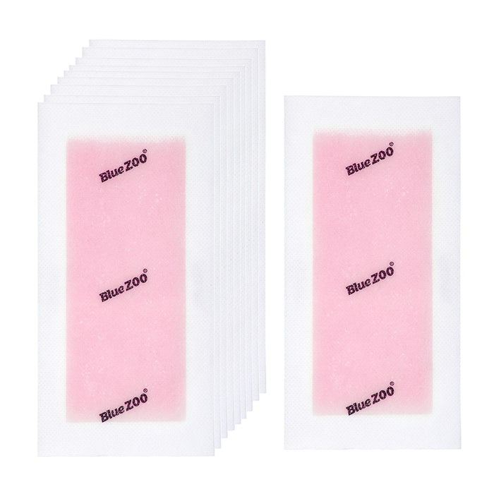 Crofta 10x Hair Removal Wax Strips for Upper Lip Chin Fingers Toes Facial Peach