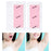 Crofta 10x Hair Removal Wax Strips for Upper Lip Chin Fingers Toes Facial Peach