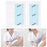 Crofta 10x Hair Removal Wax Strips for Upper Lip Chin Fingers Toes Facial Chamomile