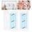 Crofta 10x Hair Removal Wax Strips for Upper Lip Chin Fingers Toes Facial Chamomile