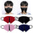 Crofta Zipper Face Guard Easy to Eat & Drink Face Procetion for Women Men  Red