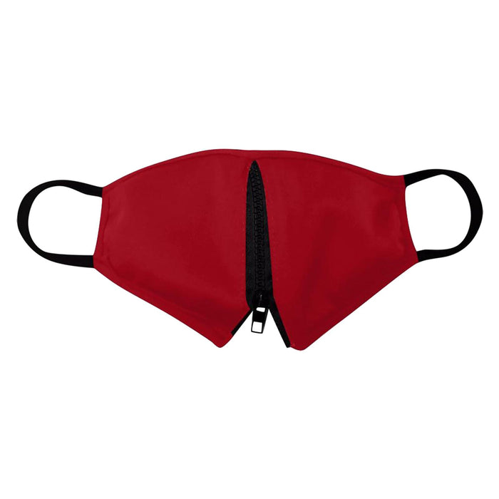 Crofta Zipper Face Guard Easy to Eat & Drink Face Procetion for Women Men  Red